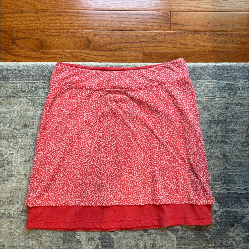 Karma Red and White Mini Pencil Skirt